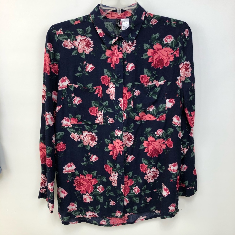 Floral Button down